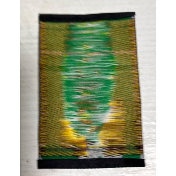 Tiger Embroidered Patch With Green Edge For Jackets Backpacks 4 x 2.5" - Picture 4 of 7